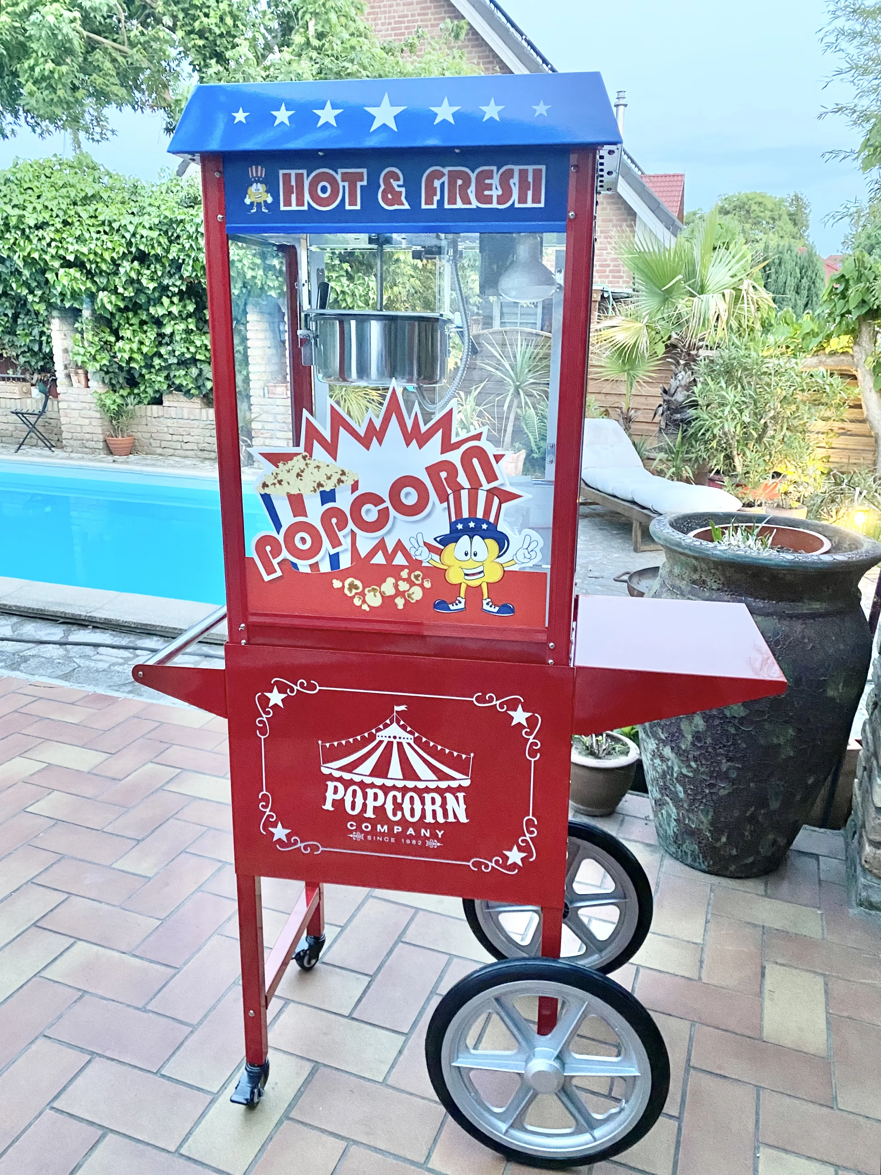 Popcorn-Maschine mobil